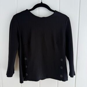 CAbi Black Utility Top Style# 3232 Women’s Size Small